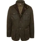 Barbour Ogston Wax Jacket - Khaki green - M