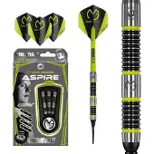 Winmau MvG Aspire 80% Tungsten 20g Soft Tip Darts-tikat