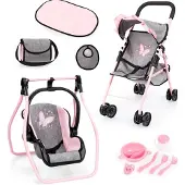 Bayer Nukenvaunut Buggy Setti, Grey