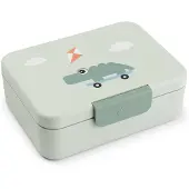 Done by Deer Lunch Box W/Divider Playground Green - Green - 17.5X 13X H 6.5CM