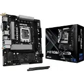Asrock H810M-X -emolevy, H810, LGA1851, micro-ATX, WiFi