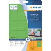 Herma 4369, Vihreä, Itse kiinnittyvä tulostintarra, A4, Paperi, Laser/Inkjet, Irroitettava