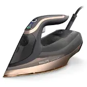 Philips DST8041/80, Höyrysilitysrauta, SteamGlide Elite -pohjalevy, 2,5 m, 260 g/min, Musta, 80 g/min