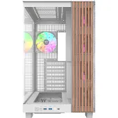 Thermaltake View 380 XL WS ARGB Snow, Midi Tower, PC, Valkoinen, ATX, mikro ATX, Mini-ITX, SPCC, Karkaistu lasi, Pelaaminen (CA-11E-00M6WN-WS)