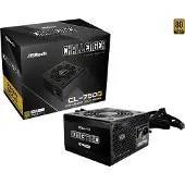 Asrock Challenger CL-750G 750W -virtalähde, 80 Plus Gold