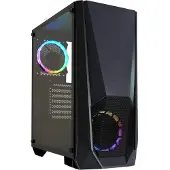 Xilence Xilent Blast Black Gaming Computer Case with Tempered Glass and ARGB PWM Fans (XG141)