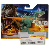 Jurassic World Dominion - Fierce Animals Dinosaurs Moros Intrepidus - Nivelletty lasten dinosaurukset 18 cm Uutuuseläinpaketti - Dinosaur Lelu HDX22