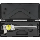 Mitutoyo työntömitta 505-732 kellolla 0–150 mm, 0,01 mm, 1 mm/kierros, tasaterä