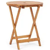 vidaXL Kokoontaittuva puutarhapöytä 60x75 cm täysi akaasiapuu