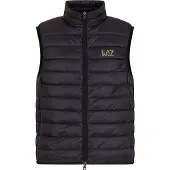 EA7 for man. 8NPQ06_PNGPZ Core Identity Foldable Vest black (4XL), Casual, Polyamide