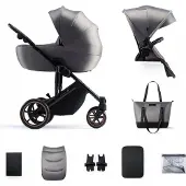Kinderkraft Prime 2 2-in-1 Yhdistelmävaunut, Shadow Grey
