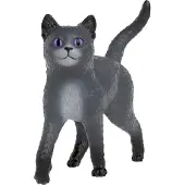 Schleich School of Magical Creatures - Karajan, a kitten with black fur, a toy figure (14912)