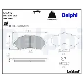 Delphi Jarrupalasarja (4kpl), levyjarru LP1440