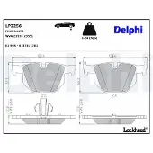 Delphi Jarrupalasarja (4kpl), levyjarru LP2256