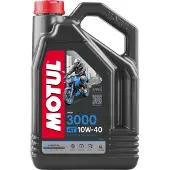 Motul Moottoriöljy 3000 4T 10W-40, 4 litraa MINERAALINEN, 4 litraa