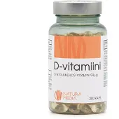 Natura Media D-vitamiiniöljykapselit 50mcg n200