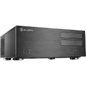 Silverstone Grandia GD08 HTPC-kotelo, E-ATX, musta