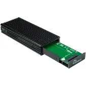 Inter-Tech K-1685, SSD-kotelo, M.2, M.2, 10 Gbit/s, USB-liitettävyys, Musta (88884106)
