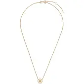 Tory Burch Icon Enamel Pendant Necklace - Gold - ONE SIZE