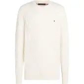 Tommy Hilfiger Neulepaita 'Classic' luonnonvalkoinen