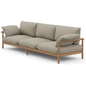 Dedon TIBBO 3-istuttava sohva BPM teak 0205 vulcano matte 0122