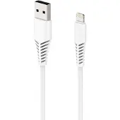 2GO 797288, 1 m, Lightning, USB B, Uros, Uros, Valkoinen