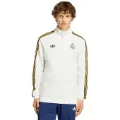 Adidas Real Madrid Track Top Og Half Zip - Valkoinen - , koko Large