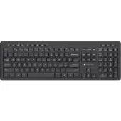 Techly RF 2.4GHz wireless keyboard USB chocolate