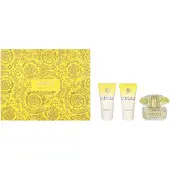 Versace Yellow Diamond Gift Set Eau De Toilette 50ml Spray 50ml Shower Gel 50ml Body Lotion