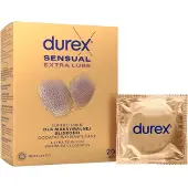 Durex Sensual Extra Lube Super Thin -kondomit – 20 kappaletta