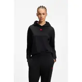 HUGO for woman. 50556816 Signature black sweatshirt (M), Homewear, Cotton, Long sleeve