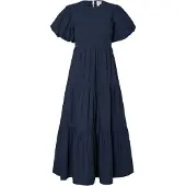 Y.A.S Yascolea Ss Ankle Dress S. Noos - Navy - 44