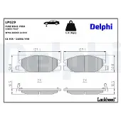 Delphi Jarrupalasarja (4kpl), levyjarru LP629