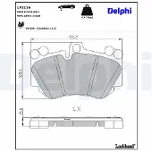 Delphi Jarrupalasarja LP2116, edessä