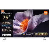 Xiaomi TV S Pro 75" 4K Mini LED Android TV, 144 Hz, HDR10+, harmaa