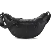 Liebeskind Moon Crossbody-laukku Nahka 38 cm Musta