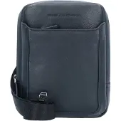 Piquadro Black Square Crossbody-laukku Nahka 17 cm Musta