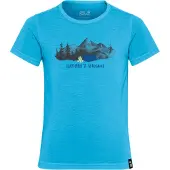 Jack Wolfskin Kids' Hiking Graphic T Empire Blue 140