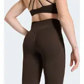 Adidas Urheiluhousut 'SCRUNCH LEGGINGS' tummanruskea
