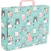 St. Majewski A4 XL Charming Cats kansio kahvalla - ST-MAJEWSKI