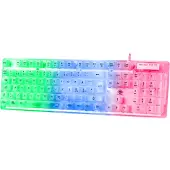 Deltaco Gaming DK250 RGB Pelinäppäimistö - Transparent