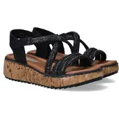 Rieker Ladies' Sandals V1762-00 Black - Black - 42