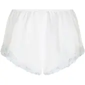 Hunkemoller Short Satin Emb Peonie - Cream - XL