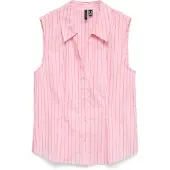 Vero Moda Pusero 'VMFRIBA' roosa / vadelma / valkoinen