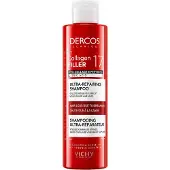 VICHY Dercos Collagen Filler 17 syväelvyttävä shampoo hiusten katkeiluun 200 ml