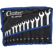 Condor werkzeug Hylsyavainsarja C0035/12T; 6-22 mm; 12 kpl.