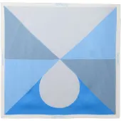 Calvin Klein Huivi 'Colour-blocked' sininen / kyyhkynsininen / vaaleansininen / vaaleanharmaa