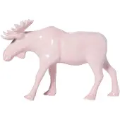 Magnor - Moose Kynttilänjalka hirvi 14 cm Vaaleanpunainen