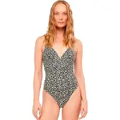 Gisela Wire-free Animal Print Uimapuku