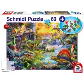 Schmidt Dinosaurushahmot 60-osainen Palapeli